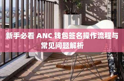 新手必看 ANC 钱包签名操作流程与常见问题解析