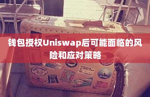 钱包授权Uniswap后可能面临的风险和应对策略