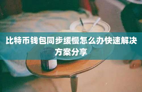 比特币钱包同步缓慢怎么办快速解决方案分享