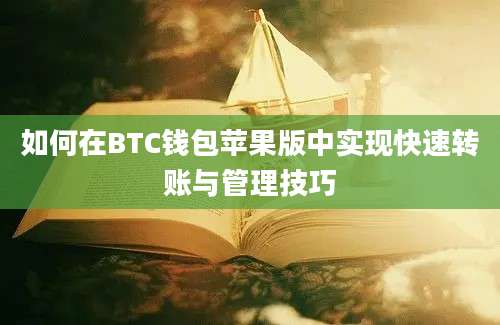 如何在BTC钱包苹果版中实现快速转账与管理技巧