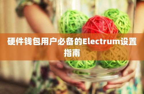 硬件钱包用户必备的Electrum设置指南