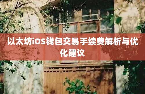 以太坊iOS钱包交易手续费解析与优化建议