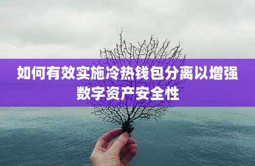 如何有效实施冷热钱包分离以增强数字资产安全性