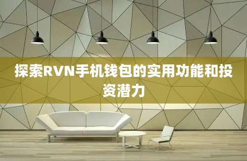 探索RVN手机钱包的实用功能和投资潜力