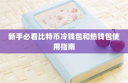 新手必看比特币冷钱包和热钱包使用指南