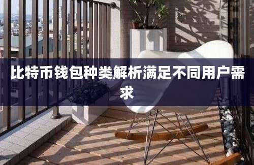 比特币钱包种类解析满足不同用户需求