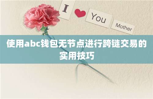 使用abc钱包无节点进行跨链交易的实用技巧