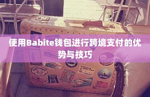 使用Babite钱包进行跨境支付的优势与技巧