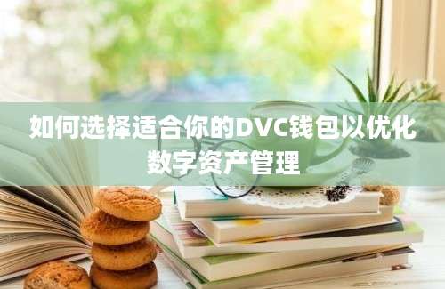 如何选择适合你的DVC钱包以优化数字资产管理