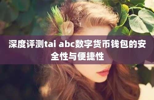 深度评测tai abc数字货币钱包的安全性与便捷性